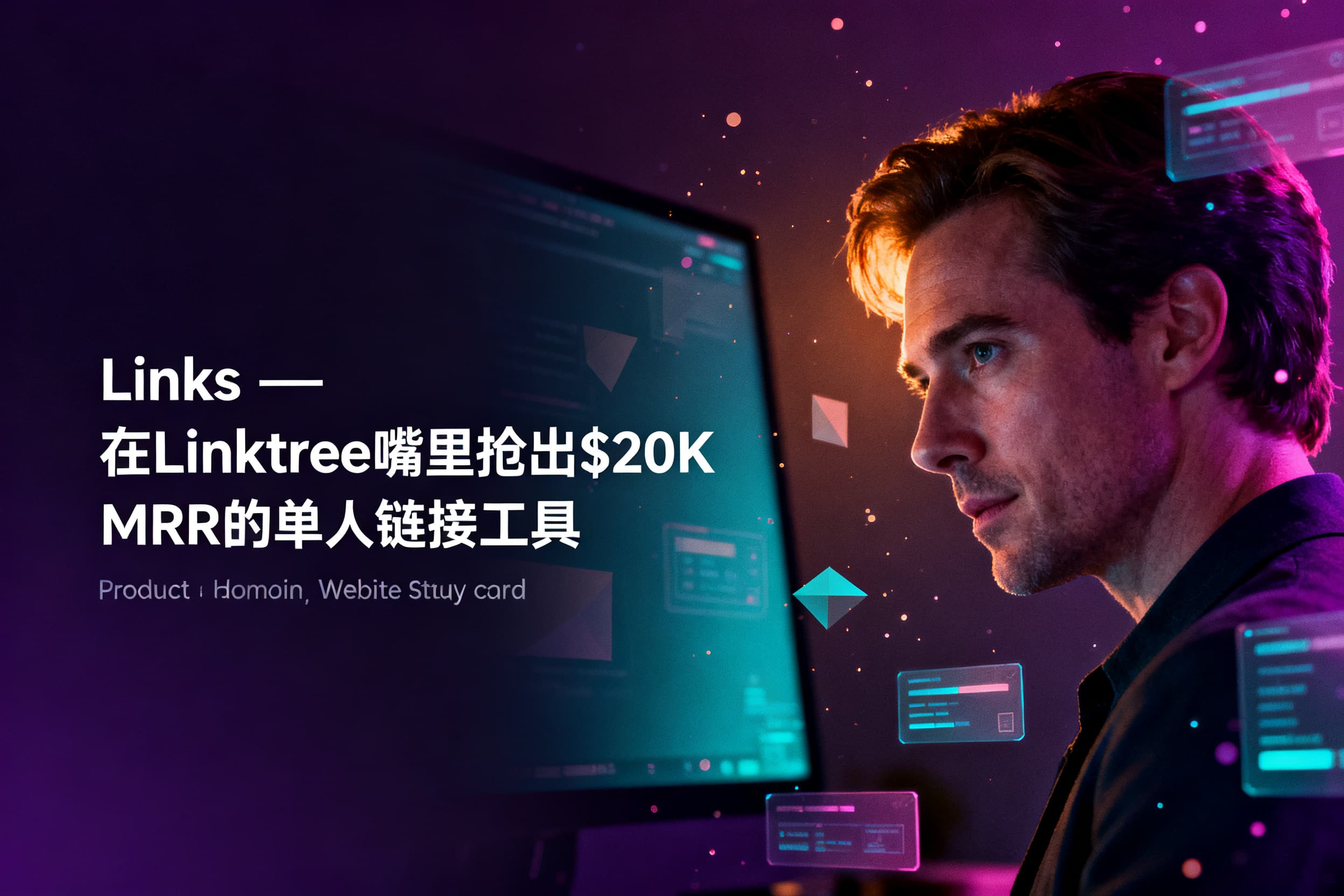 Liinks — 在Linktree嘴里抢出$20K MRR的单人链接工具